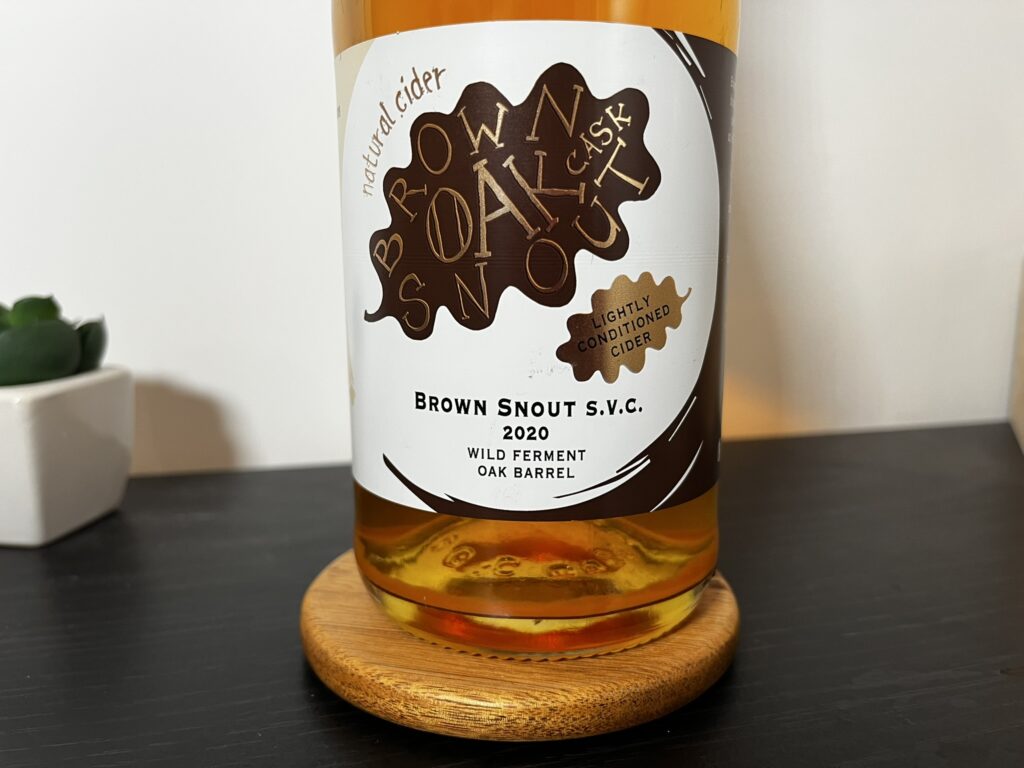 Ross-on-Wye Brown Snout Oak Barrel 2020 bottle front