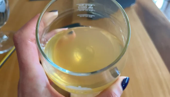 Beardspoon Triple Anum – cider colour close up Beardspoon Triple Anum - cider colour close up